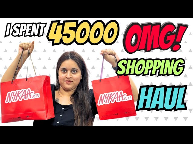 🔥HUGE NYKAA PINKFRIDAY💞 LUXURY SHOPPING HAUL 😲|TamilBeautyBeats
