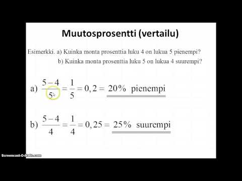 Video: Miten lasket tuotteen kokonaismuutoksen?