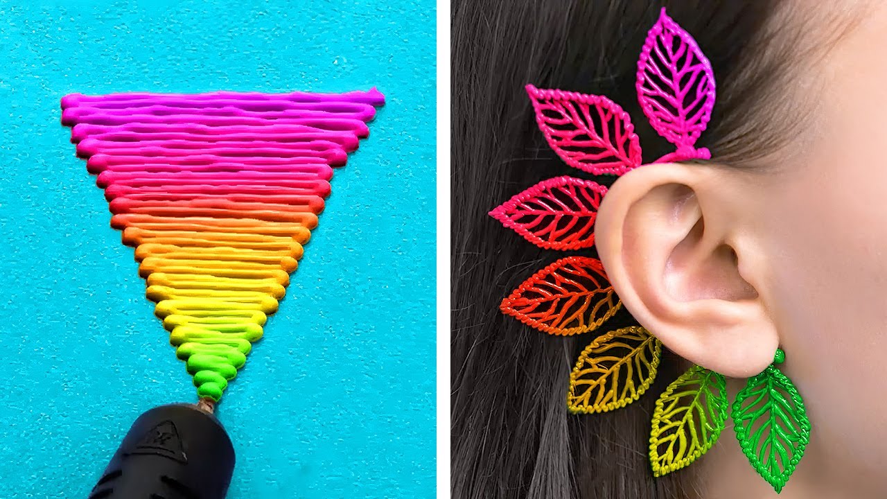 Colorful 3D-Pen DIY Crafts And Glue Gun Ideas For Everyday Use || DIY Jewelry And Repair Tricks