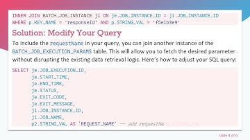 How to Include requestName in Spring Batch Job Execution Queries