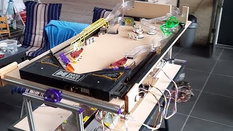 PnP Pinball #11 All solenoids working testplay| Building a DIY pinball homemade arduino