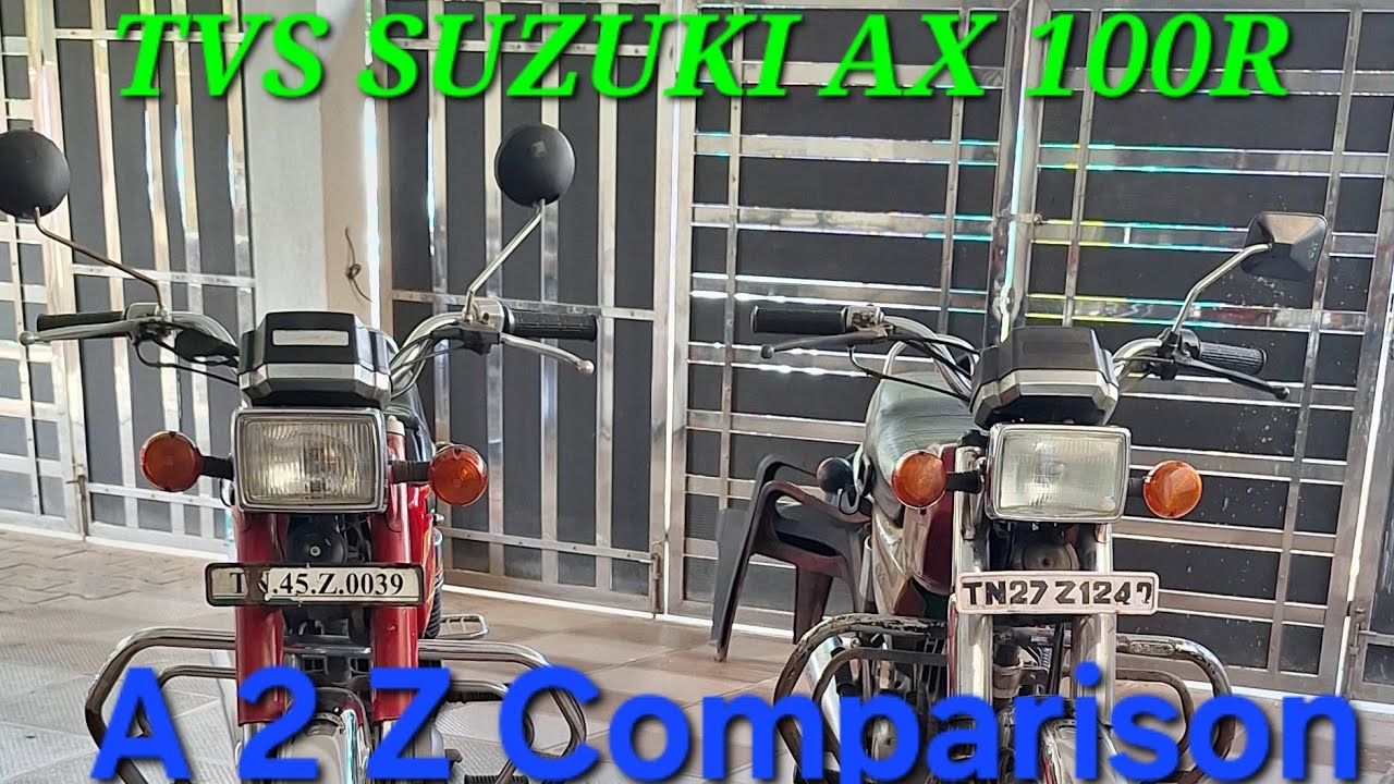 TVS SUZUKI 1989 VS 1990 Full Comparison