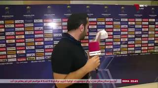 شاهد ماذا فعل رئيس هيئة المنتخب السعودي مع مذيع قناة الكاس القطرية