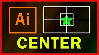 How to center an Object in Adobe Illustrator CC 2019 - Tutorial screenshot 5