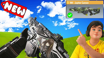 NEW LEGENDARY **M4  JUPITER CANNON**  COD Mobile x Girls’ Frontline #codm