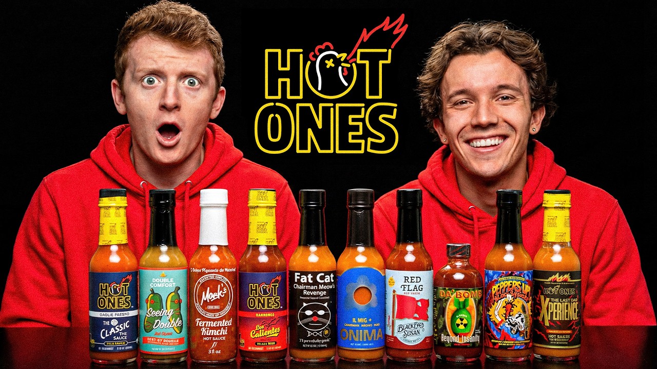 Hot Ones Challenge (World’s HOTTEST Wings)