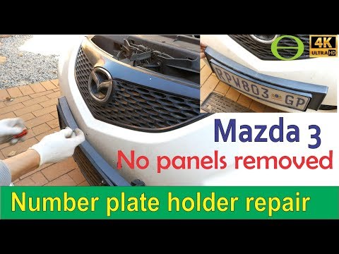 number-plate-holder-repair-on-mazda-3---no-panel-removals---quick-repair