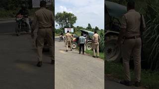        viral tractor police shorts