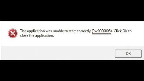 How to fix Error code 0xc0000005 in windows 7 8 10 #techu