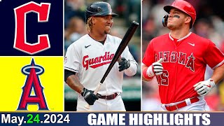 Cleveland Guardians vs. Los Angeles Angels (05/25/24) FULL GAME Highlights | MLB Season 2024