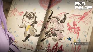 Endmin Peeks At Typhoeus Drawing Jp Dub Arknights Endfield V1.5 Typhoeus Story Quest