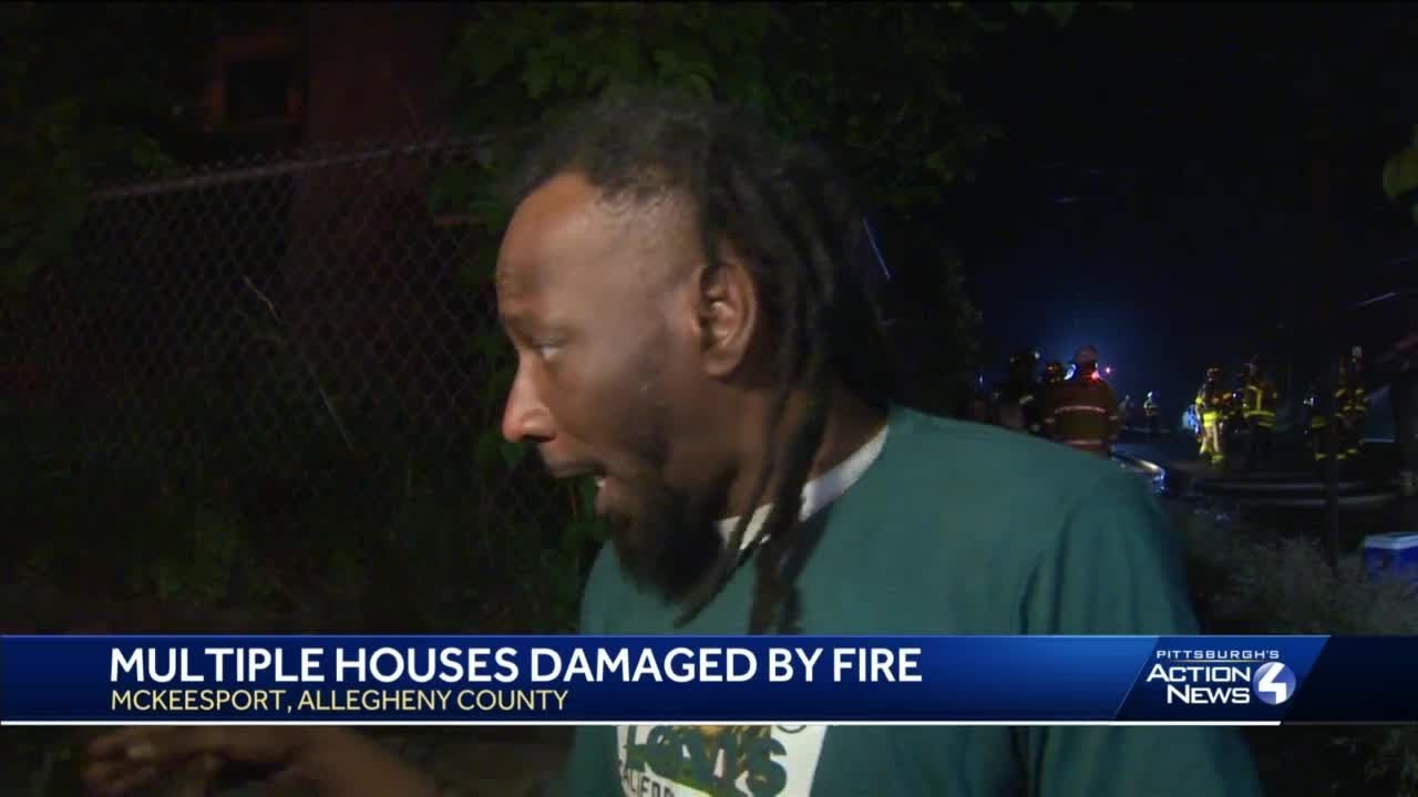 At least 4 homes damaged in McKeesport fire - YouTube