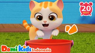 Lagu Si Kucing 🐱🎶 | Koleksi Lagu Hewan untuk Anak | Domi Kids Pesta Hewan