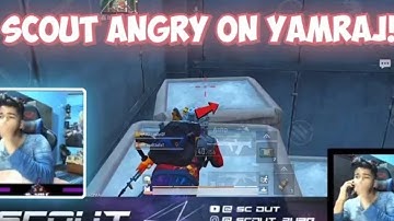 Yamraj Hacker called Scout on Live Stream | Scout angry On Yamraj Hacker #pubgm #Hacker