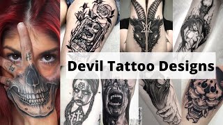 TOP 10 BEST DEVIL TATTOO DESIGNS IN 2022 | Monster tattoo designs | Demon tattoo - Lets style buddy