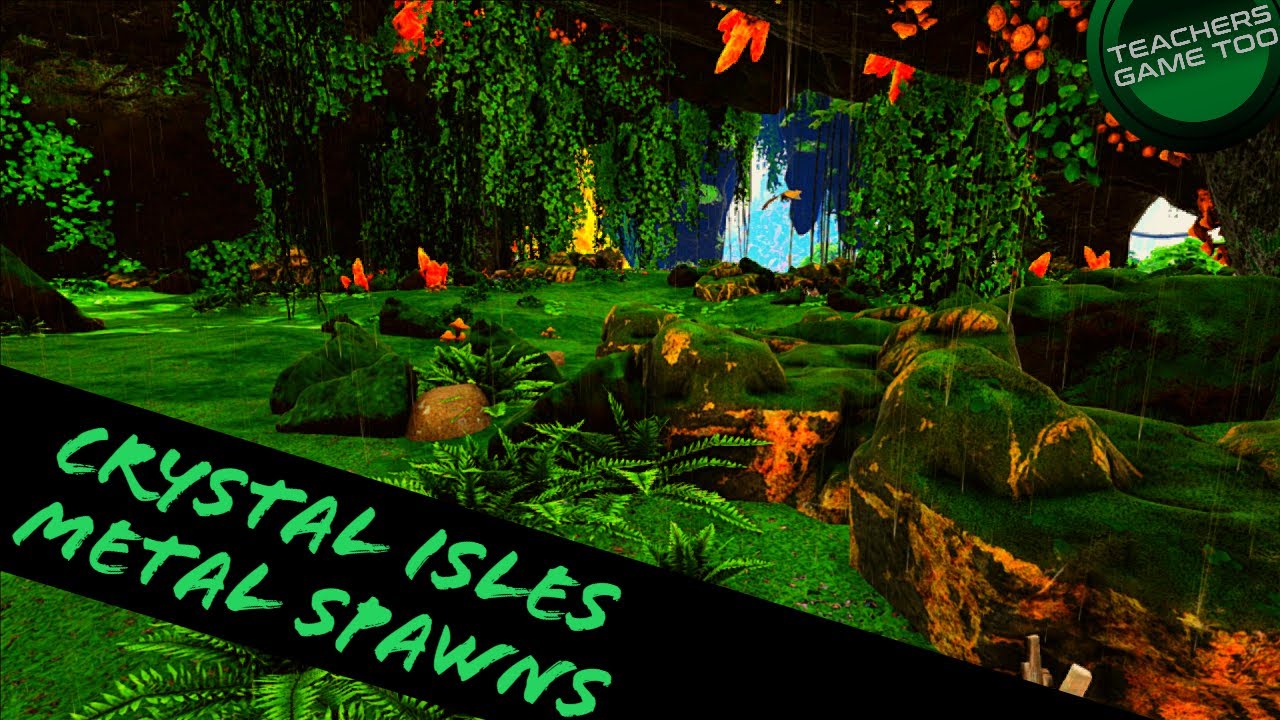 Best Metal Spawns On Crystal Isles Locations In Each Biome Youtube