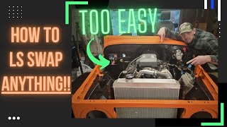 How To LS Engine Swap Anything The Easy Way! by RanWhenParked 1,129 views 1 year ago 17 minutes