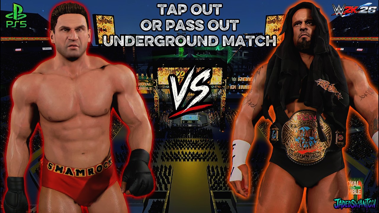 WWE2K26: Ken Shamrock vs Tazz – Underground Warfare – SummerSlam