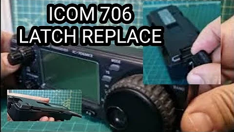 ICOM IC-706MK2 HEAD UNIT SLIDE LATCH - REPLACE