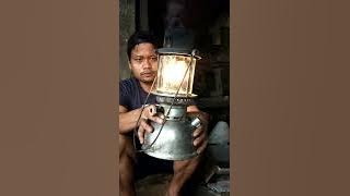 cara menyalakan lampu petromax jadul dgn bahan bakar sepertus atau bensin....