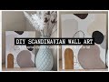 DIY Scandinavian Decor | Minimalist Boho | Acrylic Painting Tutorial | Line Art Minimalist PINTEREST