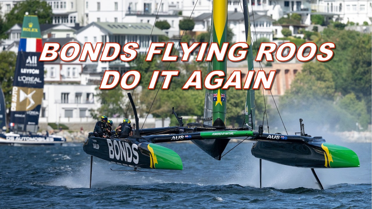 ⁣Bonds Flying Roos do it again! Winning the Wet and Wild Sassnitz Rockwool German Sail Grand Prix