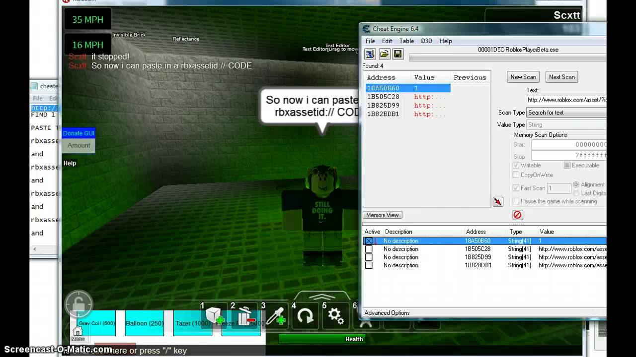 Roblox Cheat Engine Animation Hack August 2014 Youtube - setting up cheat engine for roblox