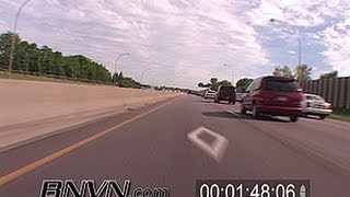 Traffic and HOV or High Occupancy Vehicle Lanes B-Roll Footage