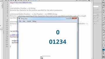 Flash Tutorial : Important Methods of  the String Class