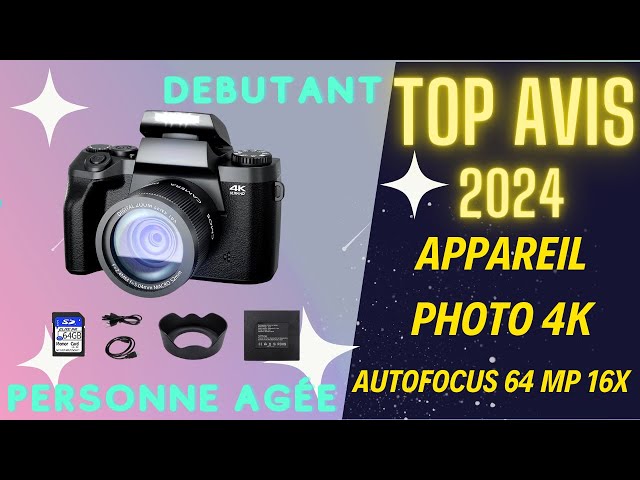 Appareil Photo Numérique 4K pour la Photographie Flash Appareil Photo Numérique 4K pour la Photographie Flash