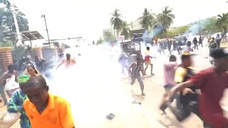 Police fire teargas on Lagos protesters demanding compensation for evictions