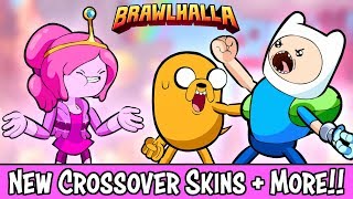 It's Adventure Time in Brawlhalla!! • ALL SKINS + KO Effect + Gameplay