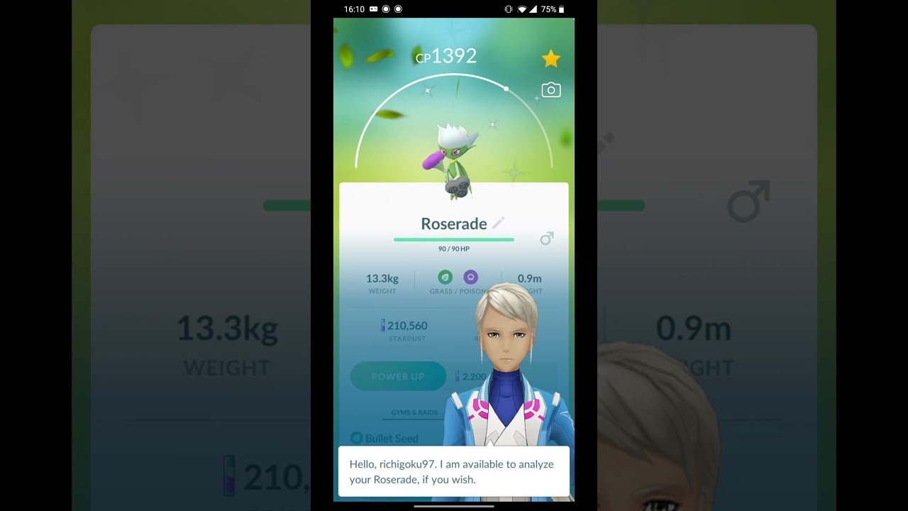 All my Shinies: Shiny Roserade CP IV 