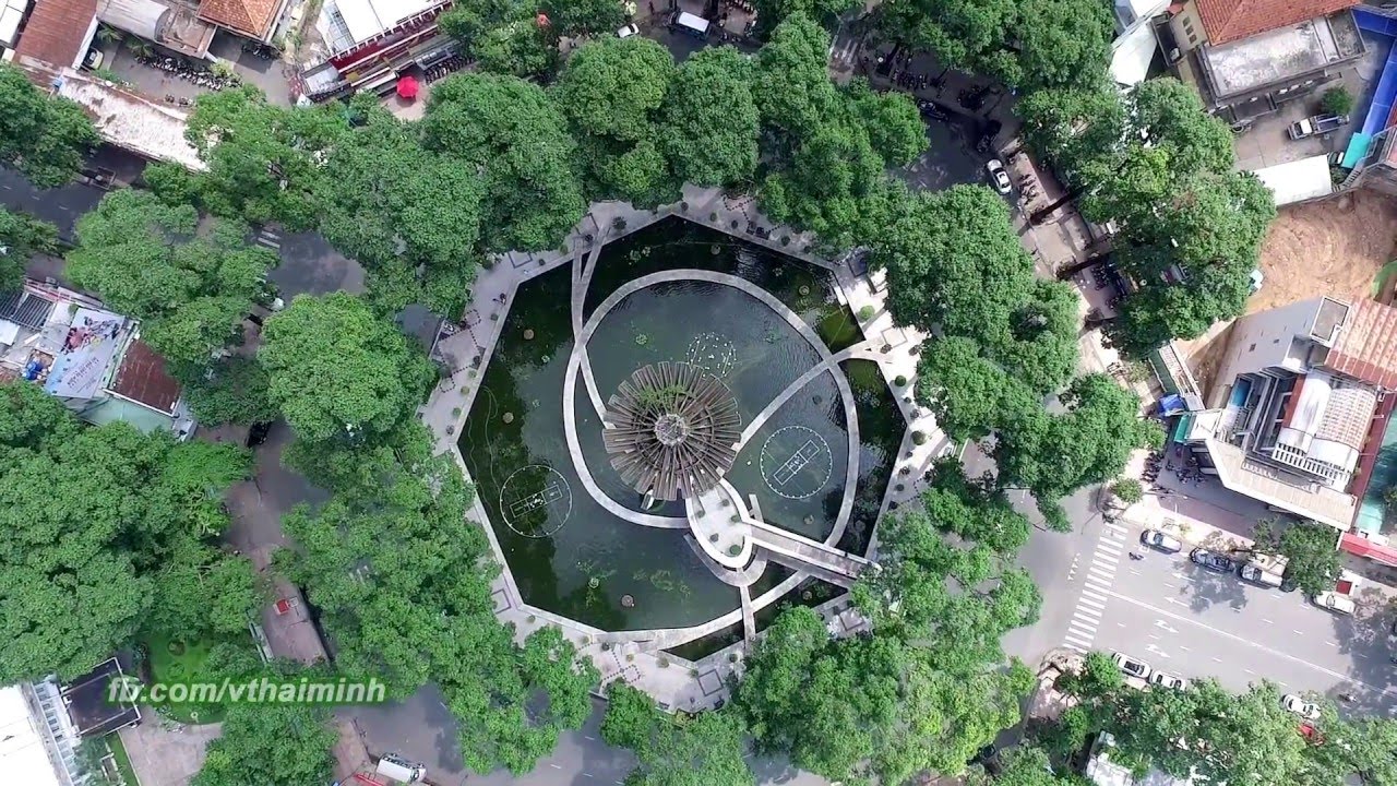 [Flycam] Hồ Con Rùa nhìn quay từ trên cao - Quận 1, TP.Hồ Chí Minh ...
