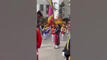 Múa Sênh Tiền Hội Làng Triều Khúc #rùavlogstv #travel #xuhuong