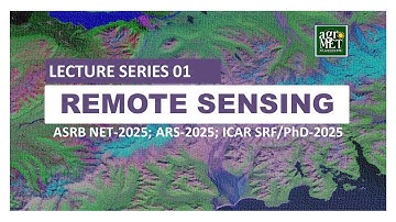 Remote Sensing Lecture 01