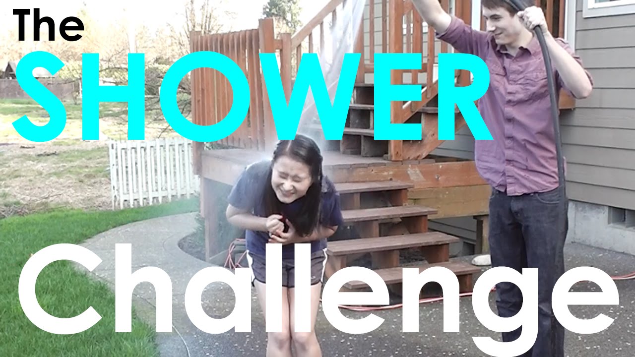 The SHOWER CHALLENGE Outdoor Edition YouTube
