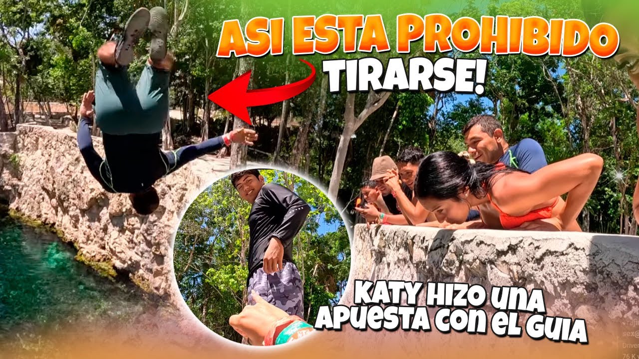 EL GUÍA NOS ENSEÑO COMO HAY QUE TIRARSE | A Camaron le valio y se tiro de BACKFLIP 🤣