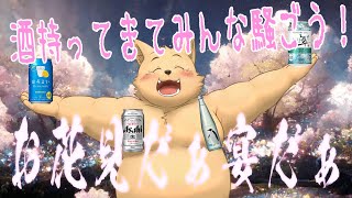 【雑談】春だ！宴だ！お花見だ！　友達と酒飲み雑談