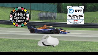 rFactor 2: New IndyCars at Mid-Ohio in VR