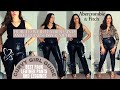 Styling my BEST faux leather pants and leggings for curvy girls || Day to night outfits fall 2021