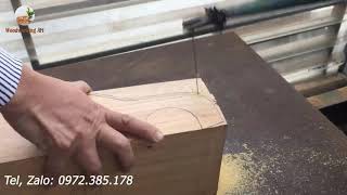 The new Cadillac sedan made from wood