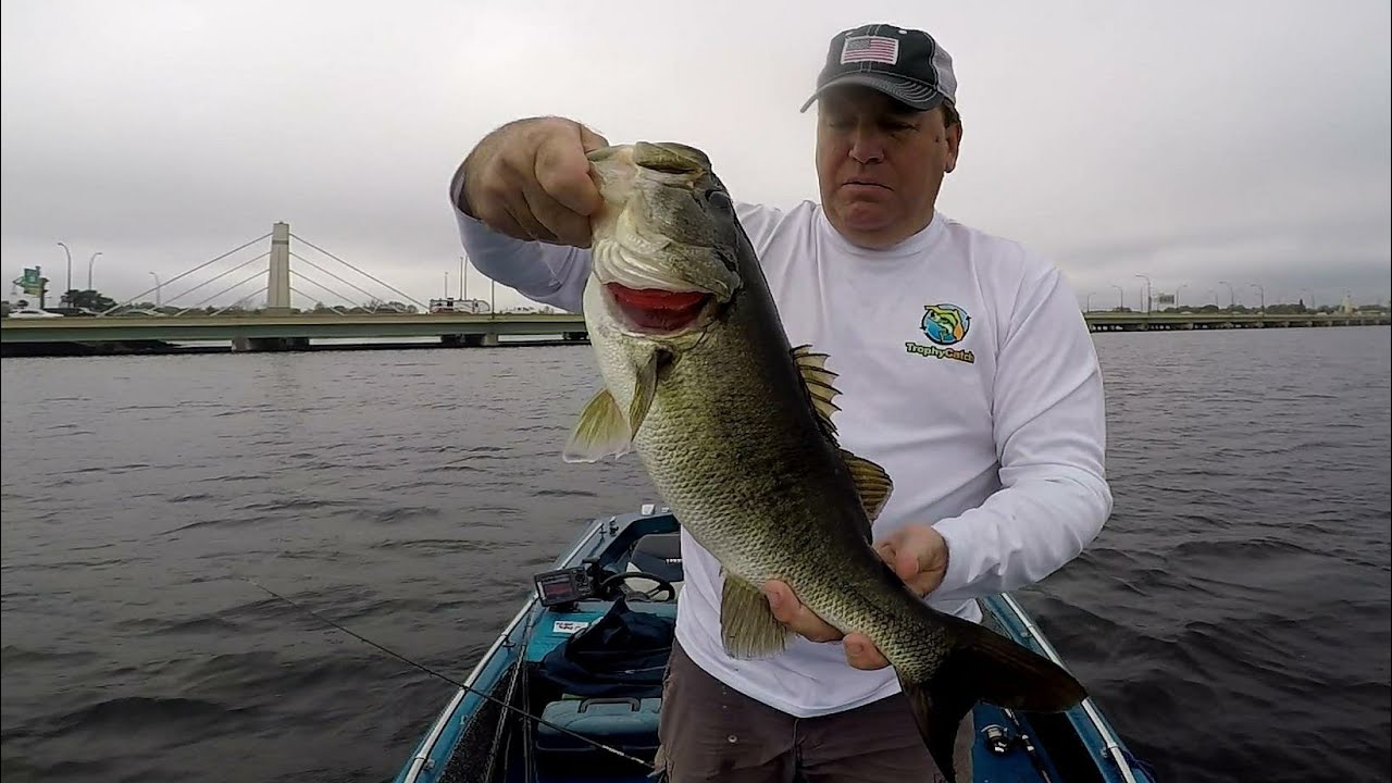 Lake Underhill Bass Fishing with Motorcycle in Lake at Boat Ramp YouTube