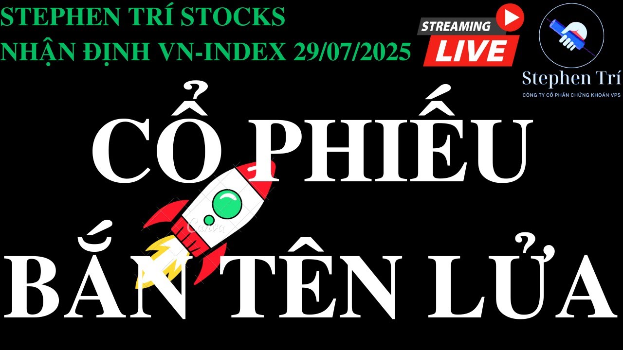 🔴VN-INDEX 29/07/2025: Cổ phiếu bắn tên lửa VIX-GEX-VSC
