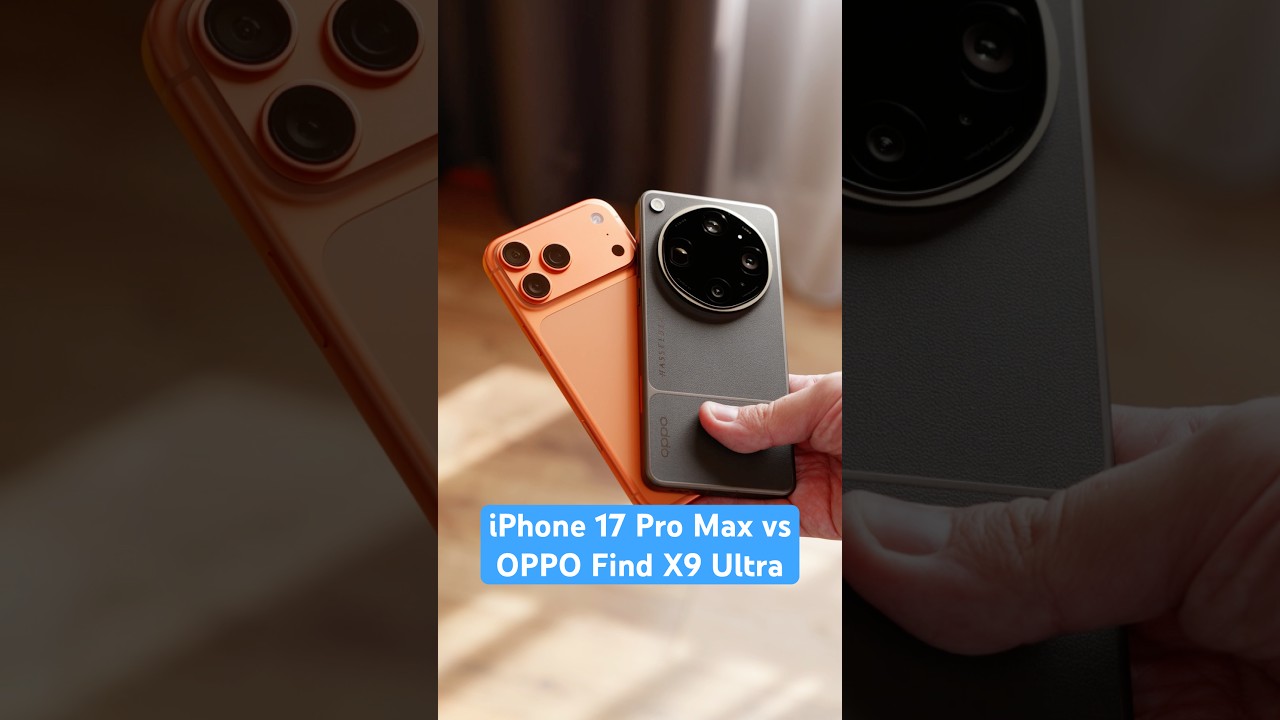У кого лучше камера? iPhone 17 Pro Max vs OPPO Find X9 Ultra. Обзор-сравнение #iphone #oppo #камера