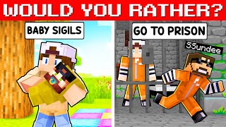 TOXIC Would You Rather Race in Minecraft...