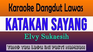 KATAKAN SAYANG  - KARAOKE DANGDUT - ELVY SUKAESIH