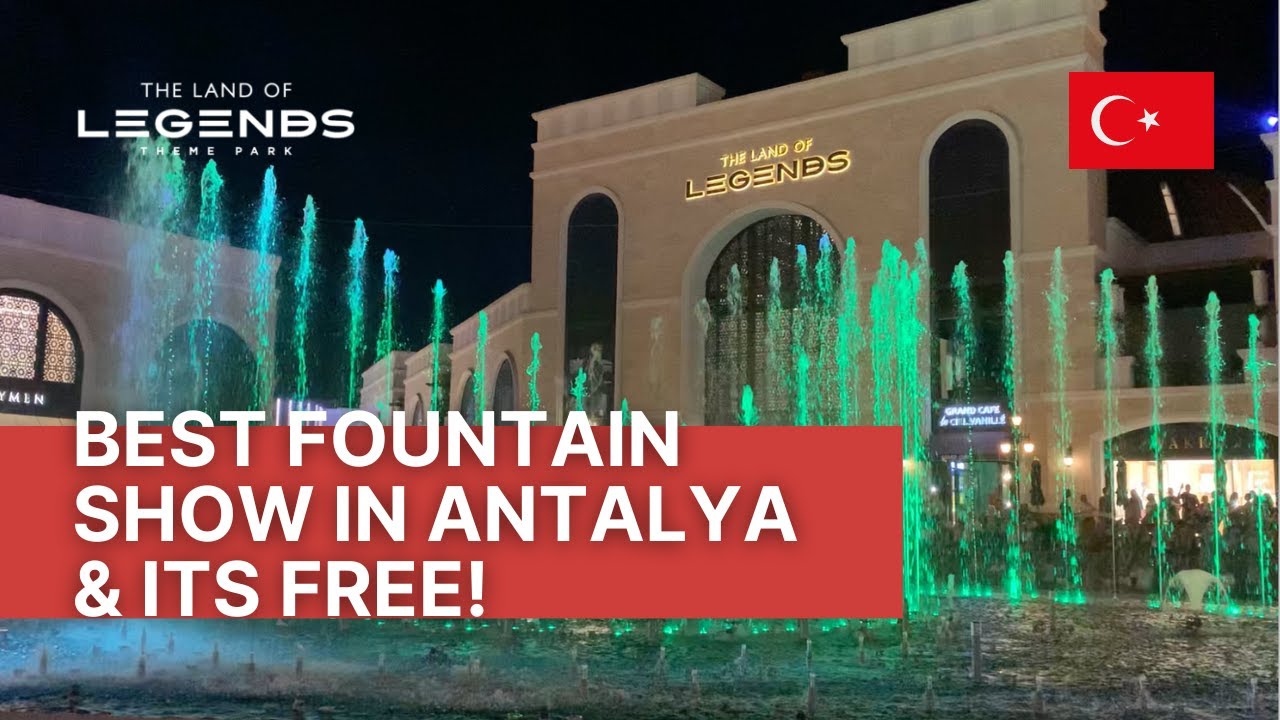 Exploring The Land of Legends Shopping Avenue and Fountain Show The Travel Tips Guy YouTube