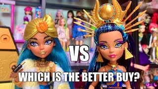 WHICH DOLL IS SUPERIOR? - CLEO DE NILE MONSTER BALL VS FEARIDESCENT-  monster high g3 review screenshot 5