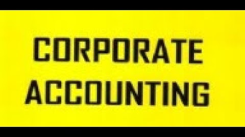 Advanced Corporate Accounting Syllabus   Universit of Calicut CBCSS 2019 Admission onwards